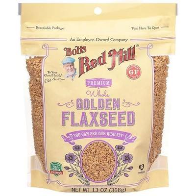 Bob's Red Mill Golden Flaxseeds, 13oz (Pack of 1) - Non GMO, Vegan, Paleo Friendly, Raw, Sproutable, Kosher