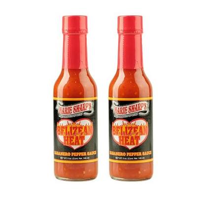 Marie Sharp’s Belizean Heat Habanero Pepper Sauce, 5 oz | Extra Hot Gourmet Hot Sauce from Belize | All-Natural, No Artificial Preservatives | Bold Flavor with Fiery Kick (Pack of 2)