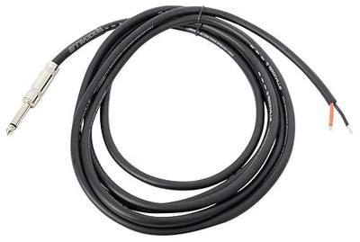 Rockville RTSBW10 16 AWG 10 Foot 1/4" TS to Bare Wire Speaker Cable, 100% Copper, Durable PVC Jacket, Low Signal Loss, High Conductivity, Perfect for Home Audio and DJ Setups | 100% Oxygen Free Copper, Black PVC Jacket, ROHS Compliant, Low Resistance, Noise-Free Signal Transfer