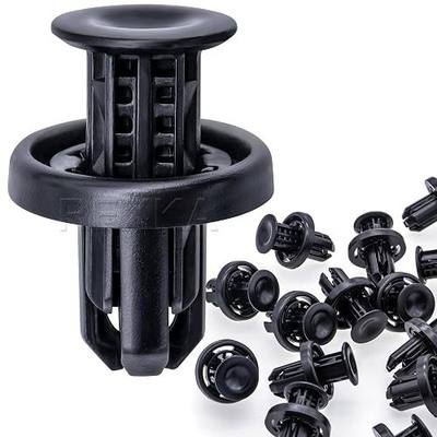 Rexka 40pcs Rear Front Bumper Cover Fender Grille Under Cover Push-Type Retainer Clip Fastener Rivet 91505-TM8-003 for Honda Acura