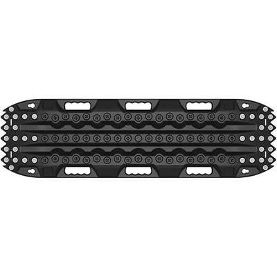 ActionTrax - Self Recovery Track System for Snow, Sand, Mud and Silt - with Metal Studs - Black - 1 Pair (Total of 2)