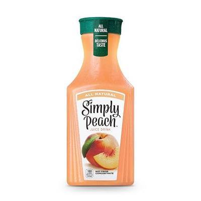 Simply Peach Juice Drink, 52 Fl Oz Bottle