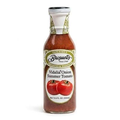 Braswell’s Vidalia Onion Summer Tomato Dressing – Small-Batch, Renowned Specialty, Made in USA, Since 1946 (12oz)