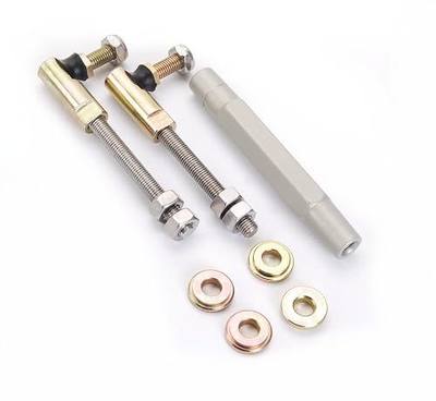 JEGS Adjustable Throttle Linkage Rod | Made in USA | Universal Fit For Holley, Edelbrock, Carter, AFB, Quick Fuel Carburetors, and More | Adjustable Throttle Linkage Rod Universal for cable conversion