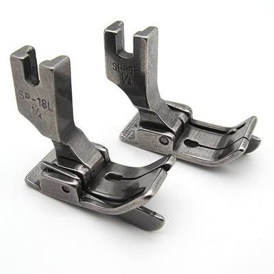 CKPSMS Brand - Left&Right Guide Feet#SP-18L+SP-18 Compatible with/Replacement for JUKI Brand DDL-8500 DDL-8700 TL-2010Q, CONSEW Brand 210 220 310 High Shank Single Needle lockstitch(1/4")