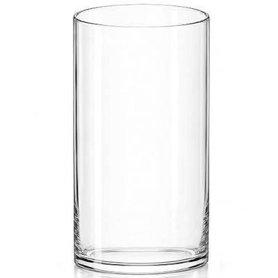 Royal Imports Flower Glass Vase Decorative Centerpiece for Home or Wedding - Cylinder Shape, 12" Tall, 6" Opening, Clear
