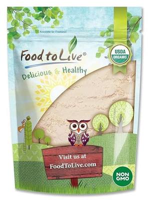 Food to Live - Organic Coconut Flour, 8 Ounces - Non-GMO, Kosher, Raw, Vegan, Unsweetened, Unrefined, Unsulfured Fine Powder, Bulk, Great for Baking