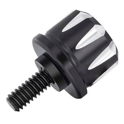 Amazicha Black Seat Bolt Screw Stainless Steel Compatible for Harley Davidson Seat with 1/4"-20 Thread