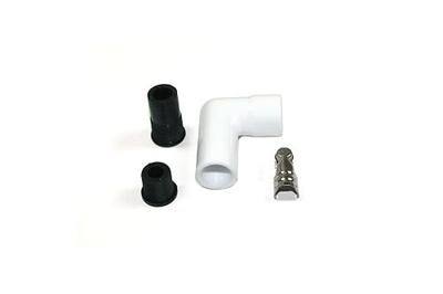 PerTronix 8501HT-1 Ceramic 8mm Spark Plug Wire Boot, 90 Degree, White, 1 Pack