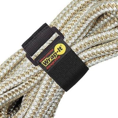 Super-Stretch Wrap-It Storage Straps (Assorted 8 Pack) | Elastic Cinch Straps Extension Cord Organizer, Hose, Rope and Cables Straps, Cord Wrap, Garage and RV Organization, Dad Gift