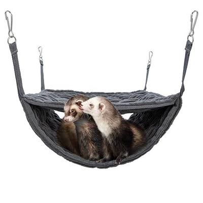 Niteangel Luxury Double Bunkbed Hammock, Fit 2 Adult Ferrets or 5 More Adult Rats