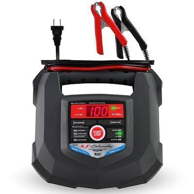 Schumacher Electric Car Battery Charger 12V/6V - Trickle Charger, Maintainer for Automobile & Marine Batteries (AGM/Gel/Deep Cycle) - SC1280