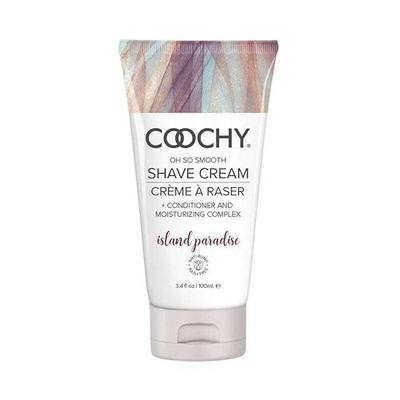 Coochy Shave Cream - Moisturizing Shave Lotion - Gentle Intimate Shaving Cream - For Bikini Area, Underarms, Legs & More - Rash-Free, Hydrating Formula - Island Paradise, 3.4 oz