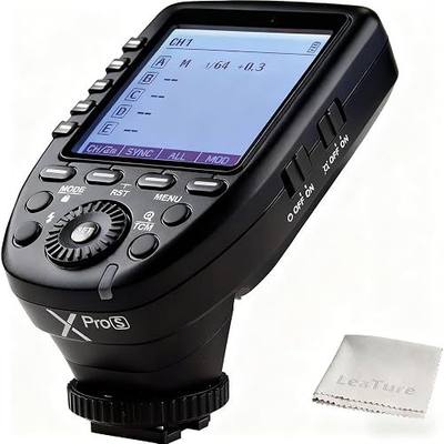 Godox XPro-S Wireless Flash Trigger TTL for Sony Cameras | 1/8000s HSS, TTL-Convert-Manual, large LCD, slanted design, 11 custom functions, 5 group buttons for Sony