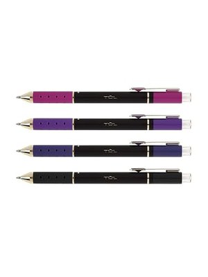 TUL Limited Edition Brights Retractable Gel Pens, Medium Point, 0.7 mm, Assorted Barrel Colors, Assorted Ink Colors, Pack of 4