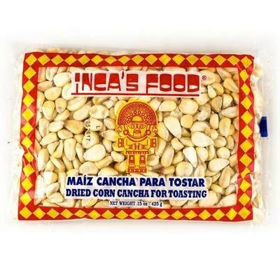 Inca's Food Maiz Cancha para Tostar - Peruvian Dried Corn for Toasting - 15 ounces