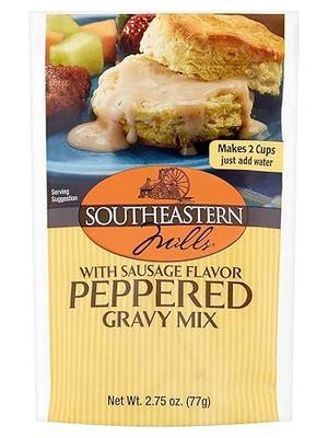 Southeastern Mills Peppered Gravy Mix With Sausage Flavor 2.72 Ounce (Pack of 4)