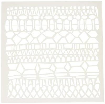 The Crafter's Workshop 12" x 12" Modern Lace Template, Multicolor