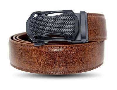Mens Leather Ratchet Belts