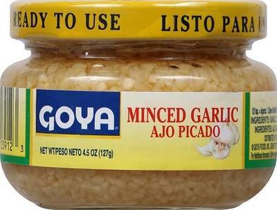 Goya Minced Garlic, 4.5 Ounce