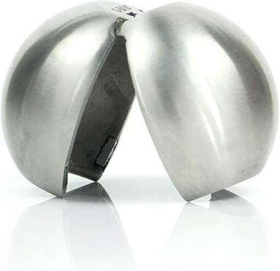 Weigh Safe Clamshell - Stainless Steel Tow Ball Adapter - Converts 2" Tow Ball to 2-5/16" - Universal Fit - Premium Hitch Accessory