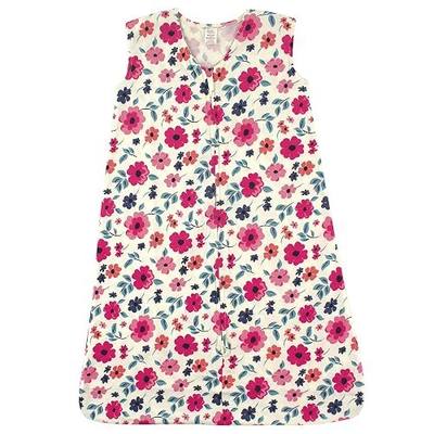 Touched by Nature Unisex Baby Organic Cotton Sleeveless Wearable Sleeping Bag, Sack, Blanket, Garden Floral, 0-6 Months