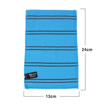 SONGWOL 10 Pack Korean Beauty Skin Large Exfoliating Bath Shower Towel Gloves Scrub Wash Clothes Made in Korea Blue