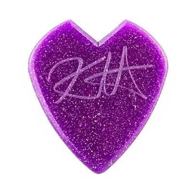 Jim Dunlop Kirk Hammett Jazz III Purple Sparkle Pick 1.38MM - 6 Pack
