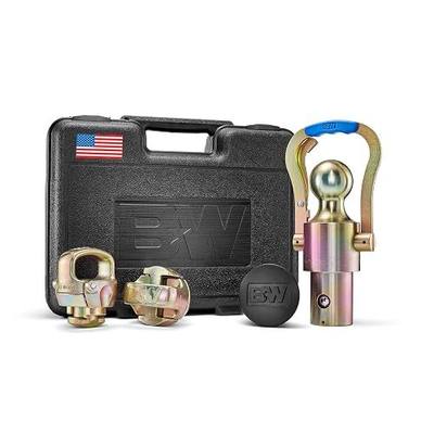 B&W Trailer Hitches American-Made OEM Gooseneck Ball & Safety Chain Kit for Ford, GM, Nissan - GNXA2061