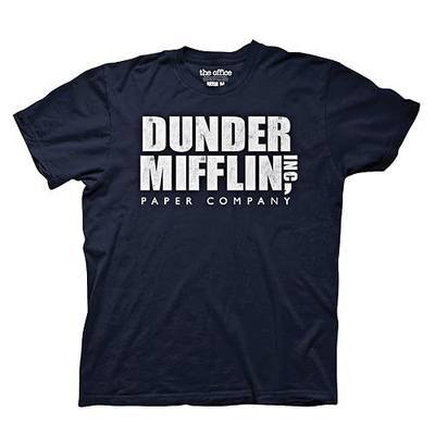 Ripple Junction The Office Men's Short Sleeve T-Shirt Dunder Mifflin Paper Company TV Sitcom Crew Neck Officially Licensed
