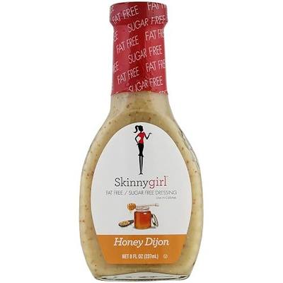Skinnygirl Fat-Free Salad Dressing, Sugar-Free Honey Dijon, 8 Ounce (Pack of 12)