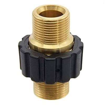 Twinkle Star Pressure Washer Hose Quick Connector, M22 Metric Male Thread Fitting, TWIS375 | M22 Metric Male Thread Fitting, 5000 PSI
