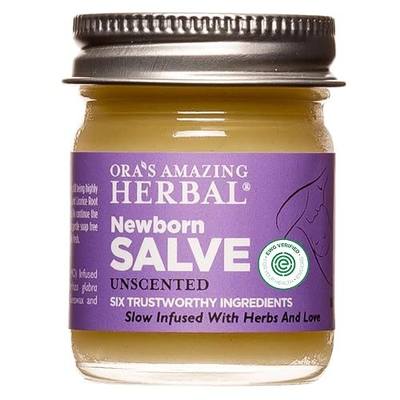 Ora's amazing Herbal, Newborn Salve, Diaper Rash Cream, Calendula Baby Balm, EWG Verified Baby Ointment, Acne Eczema, Butt Cream, Infant Massage, Natural Paraben Free, Good for Sensitive Skin 1 oz
