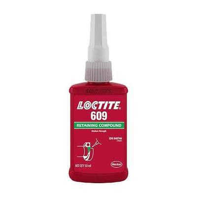Genuine Henke Loctite 609 X 50ml Retaining Compound, General Purpose, Green Color | Genuine, General Purpose