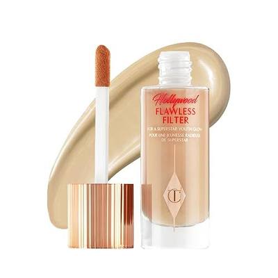 Charlotte Tilbury Hollywood Flawless Filter - Multi‑Use Makeup Primer, Complexion Booster & Illuminating Liquid Highlighter with Sheer Coverage - Smooths & Blurs Skin