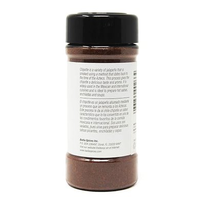 Badia Ground Chipotle, 2.5 oz – Smoked Chili Powder for Bold, Spicy & Savory Dishes