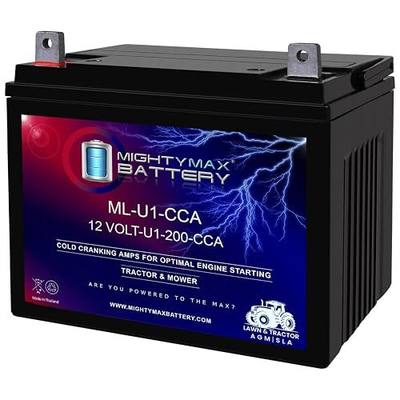 ML-U1 12V 200CCA Battery for Troy-BILT 361106 Lawn Tractor and Mower