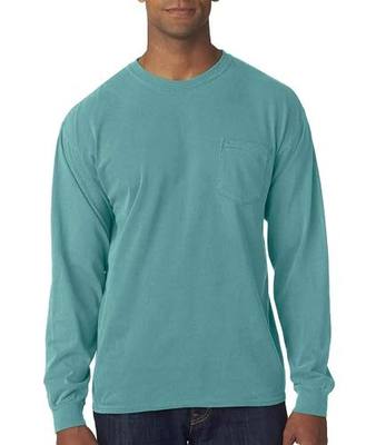 Comfort color Men's 4410 Heavyweight Long Sleeve Pocket T-Shirt