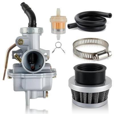 Carbhub PZ20 Carburetor for Kazuma Baja 50cc 70cc 90cc 110cc 125cc TaoTao 110B NST SunL Chinese Quad 4 stroke ATV 4 wheeler Go kart Dirt Bike Honda CRF50F XL75 CRF80F XR50R with Air Fuel Filter
