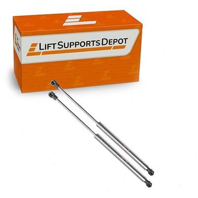 2 pc Stainless Steel 10mm Universal Lift Supports 20in, 120lb, 8/18mm | 20 inch extended, 120 lb force, 8mm shaft, 18mm body. Lift Supports Depot-brand gas spring, gas strut and shock