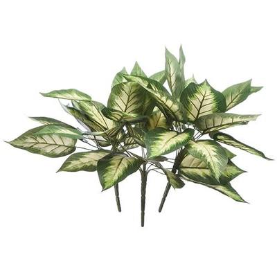 OakRidge Hosta Bushes, Set of 3 – Artificial Indoor/Outdoor Home and Garden Décor, 12” H
