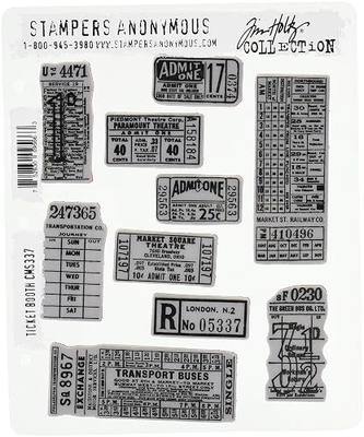 Stampers Anonymous Cling Stamp Tholtz Ticketbooth