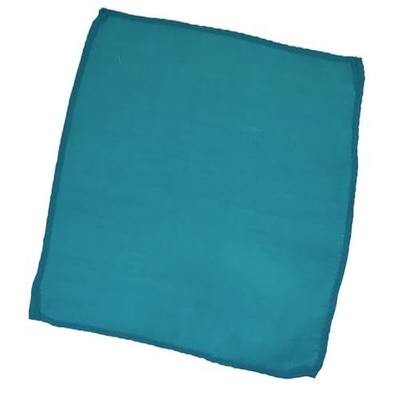 Magicians Silks with Tricks (Turquoise, 18 inch)