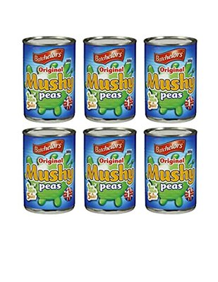Batchelors Original Mushy Peas 300g, (Pack of of 6)