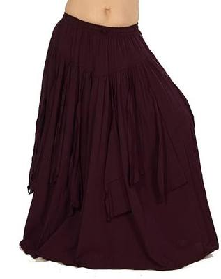 Dress Like A Pirate Renaissance Gypsy Thick Cotton Petal Skirt
