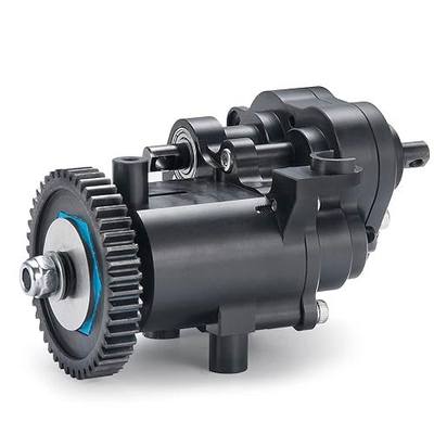 RCLIONS CNC Aluminum Transmission Case Gearbox with Steel Gear for TRX4 T4 | 1/10th RC Crawler Car Upgrade Parts