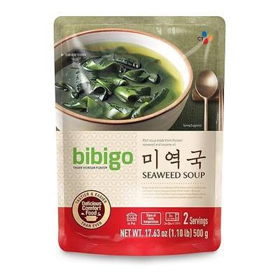 bibigo Korean Seaweed Soup, Miyeok-Guk, Ready-to-Eat, 17-ounce (1-Pack)