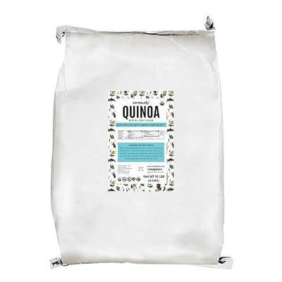 CEREAUSLY Organic Tri-Color Quinoa – Premium Royal Quinoa from Bolivia – Kosher and Non-GMO Quinoa Bulk – Vegan and Gluten-Fee Cooking Quinoa – 10 LB