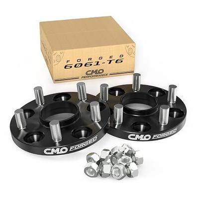 15mm 5x100 to 5x114.3 Wheel Adapters 56.1 Hubcentric M12x1.25 Stud 2PCS BLK | 6061-T6 Forged 10.9 Grade Studs For Subaru BRZ Impreza Outback Legacy, 86 GR86, FR-S to Fit 5x4.5 Wheels-Stud Mod May Require