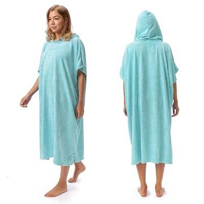 Catalonia Microfiber Surf Poncho, Hooded Changing Towel for Adults | Quick Dry and Absorbent for Beach, Surfing and Swimming, Comfortable Changing Cover-Up for Men and Women